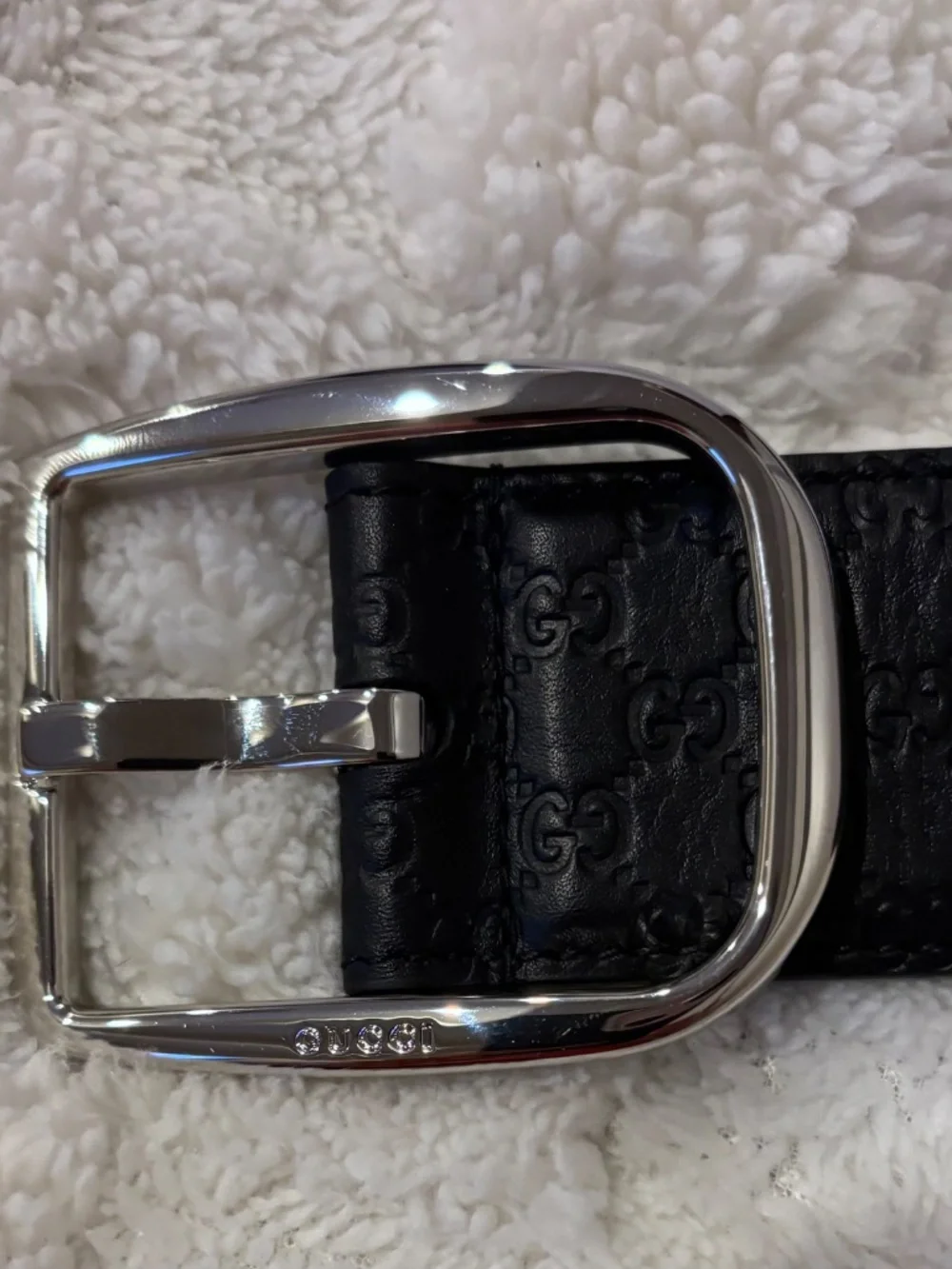 Men's Gucci Black Belt – Size 100 – Like New